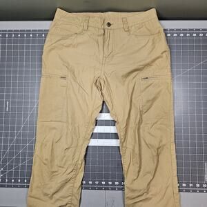 Prana Cargo Pants Men's 31x30 Zion Stretch Field Tan Khaki Straight Hiking Work